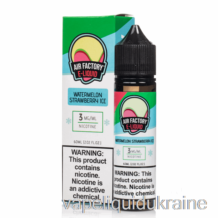 Vape Liquid Ukraine Watermelon Strawberry Ice - Air Factory - 60mL 0mg